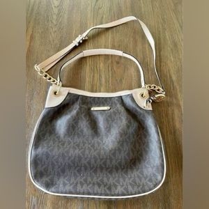 Large vinyl Michael Kors purse
